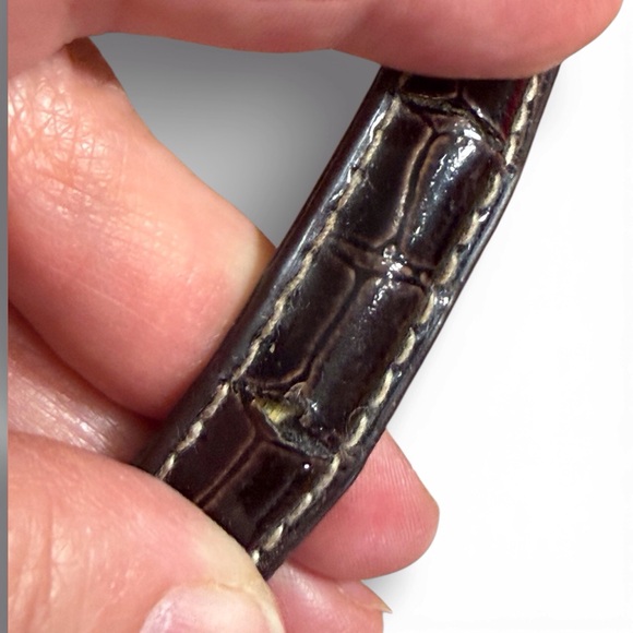 Vintage Y2K Baby Phat logo shoulder bag chain w/strap & faux-leather trim - Picture 11 of 12